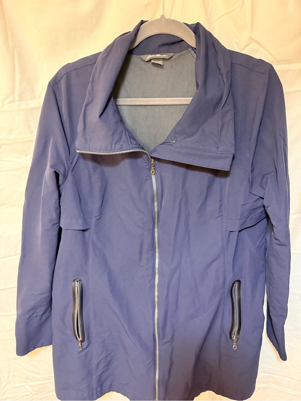 Eddie Bauer Women's Trench Jacket lightweight eclectic grandpa fall spring cozy